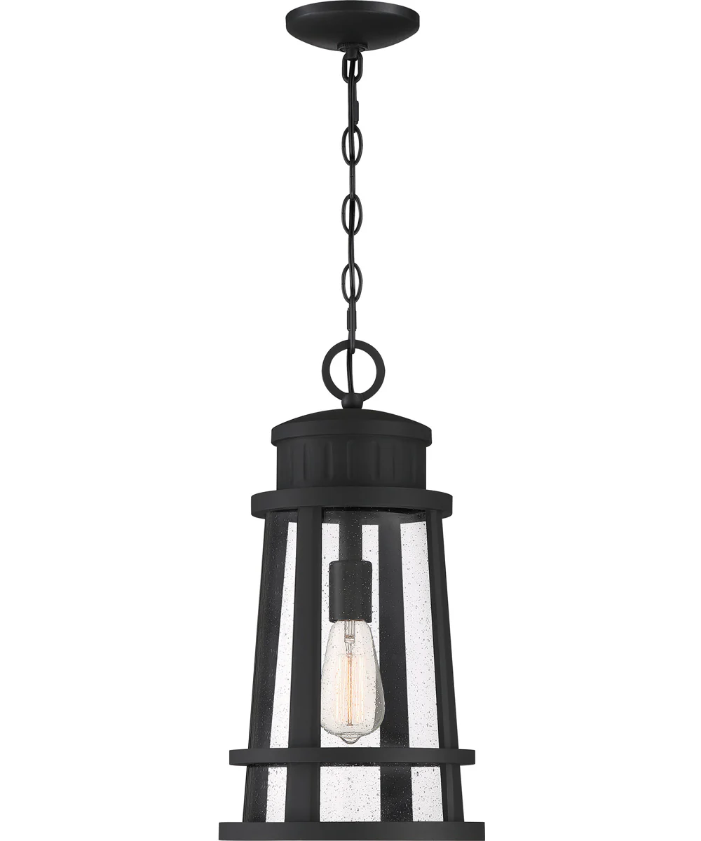 Dunham Large 1-light Outdoor Pendant Light Coastal Armour Earth Black - Image 2