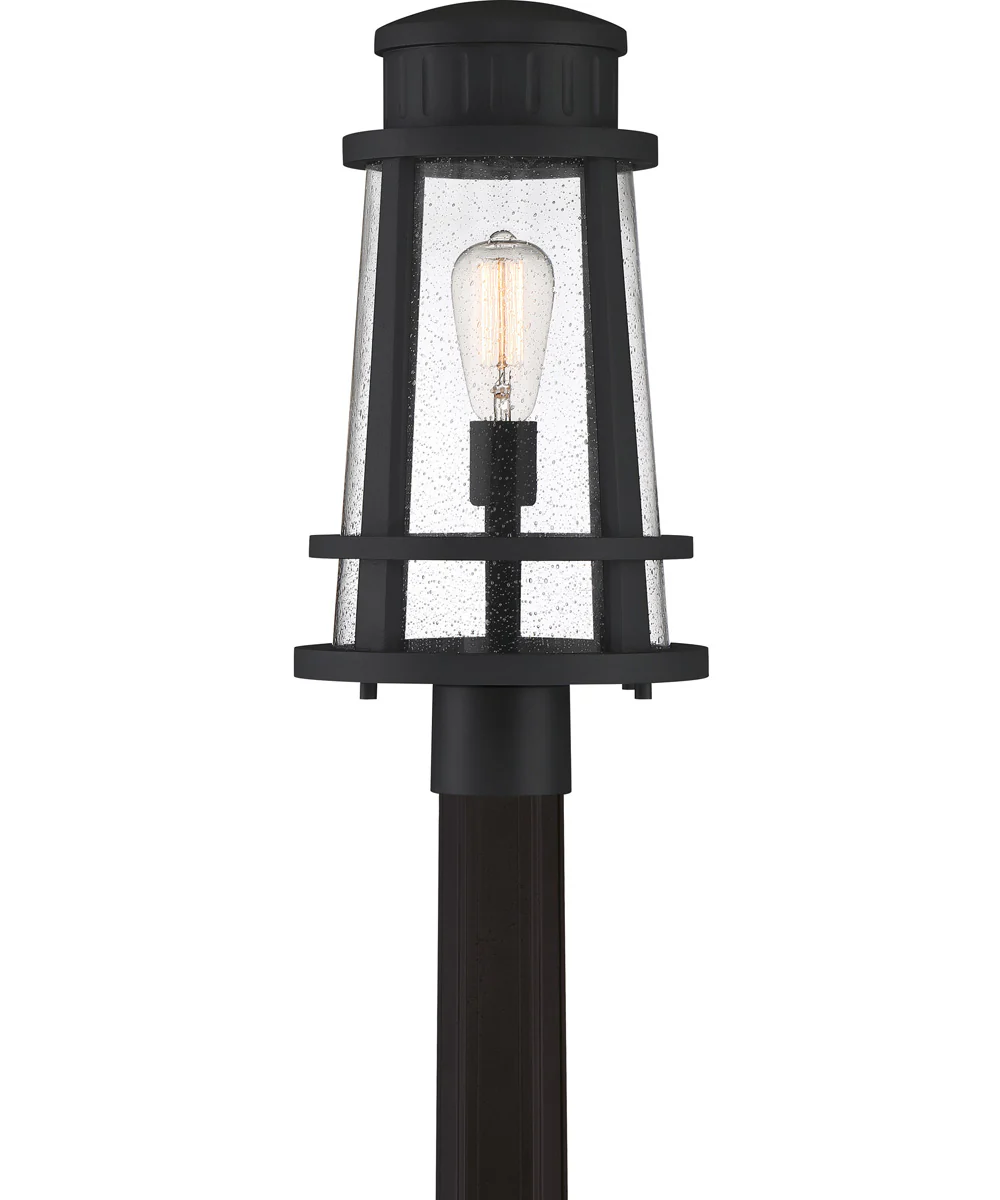 Dunham Large 1-light Outdoor Post Light  Coastal Armour Earth Black - Image 4