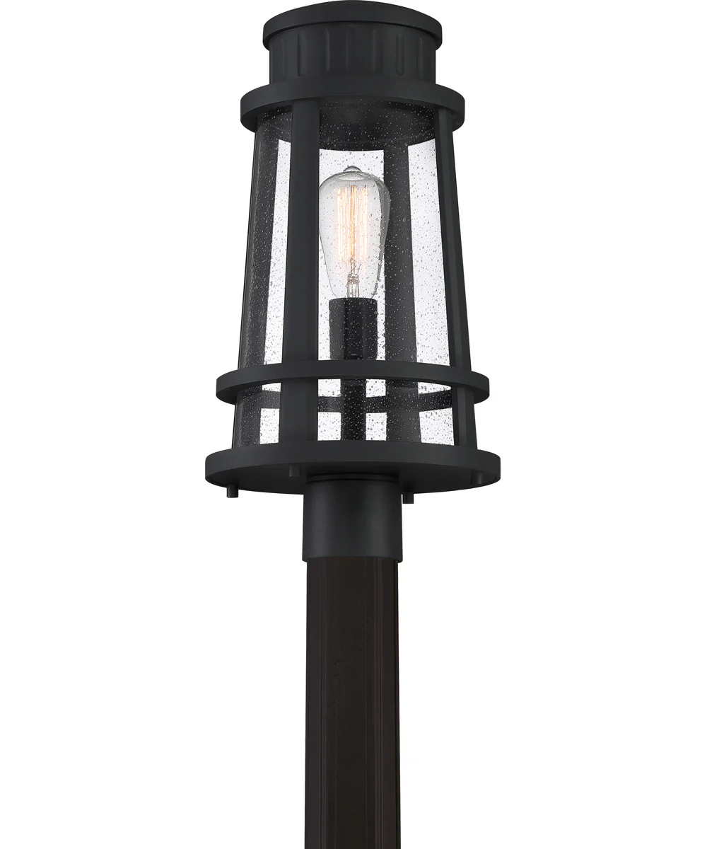 Dunham Large 1-light Outdoor Post Light  Coastal Armour Earth Black - Image 5