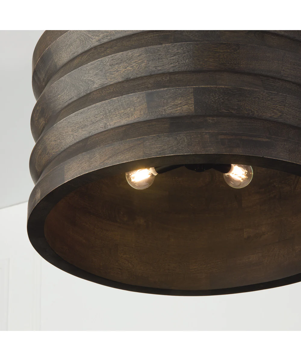 Dunn 4-Light Pendant Espresso Stain and Black - Image 3