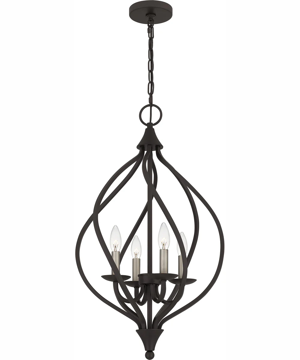 Dupont Large 4-light Pendant Old Bronze - Image 2
