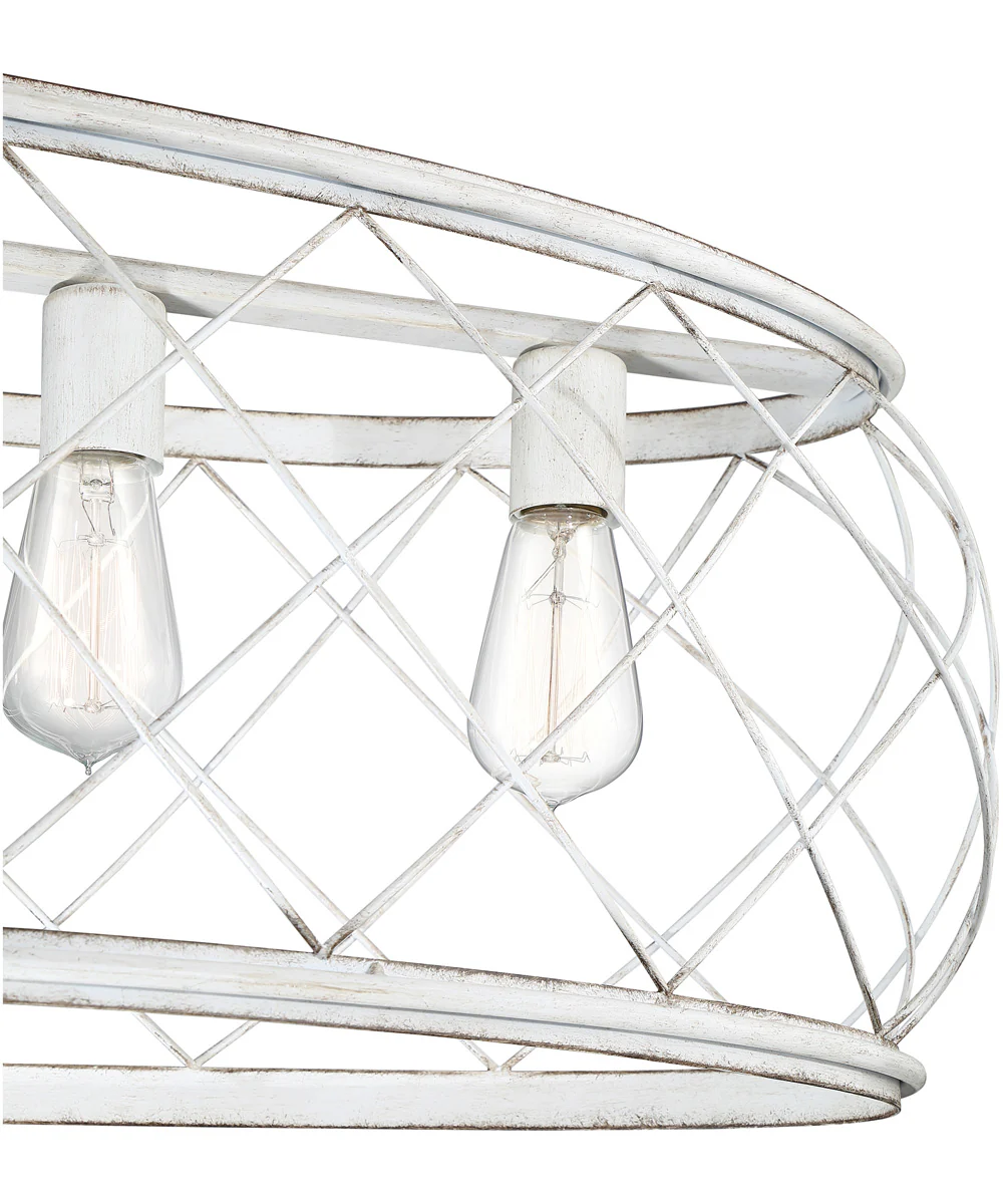 Dury 5-light Island Light Antique White - Image 5