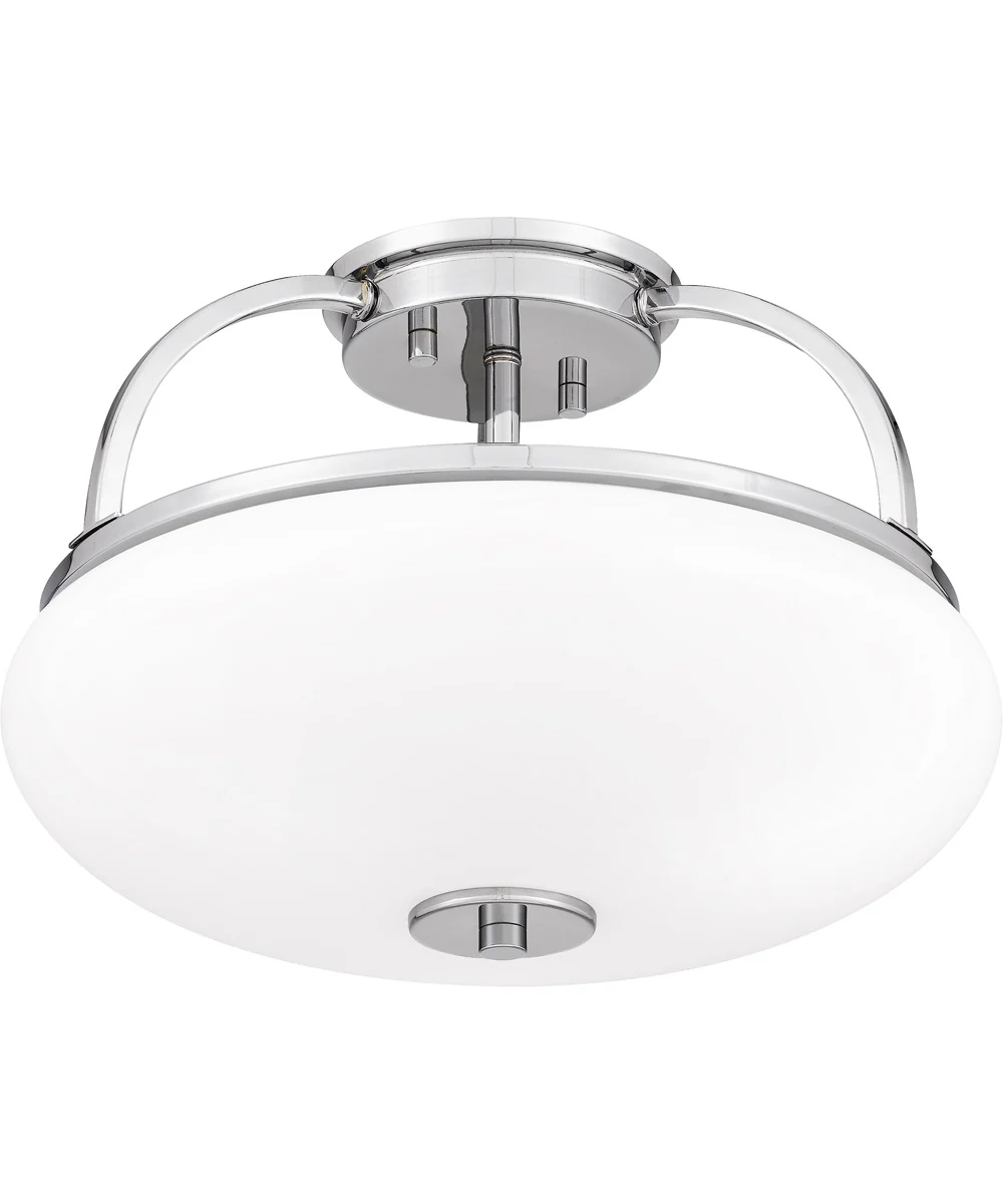 Easton 3-light Semi Flush Mount Polished Chrome - Image 5
