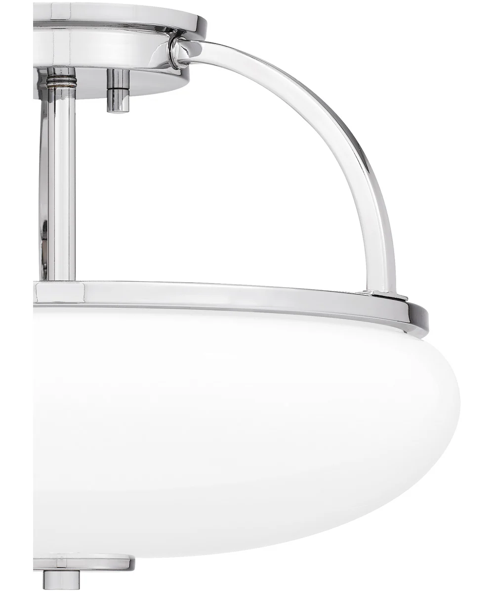 Easton 3-light Semi Flush Mount Polished Chrome - Image 6