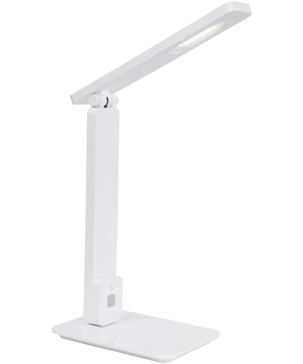Echo 1-Light Led Desk Lamp W/Usb Port White Outlet