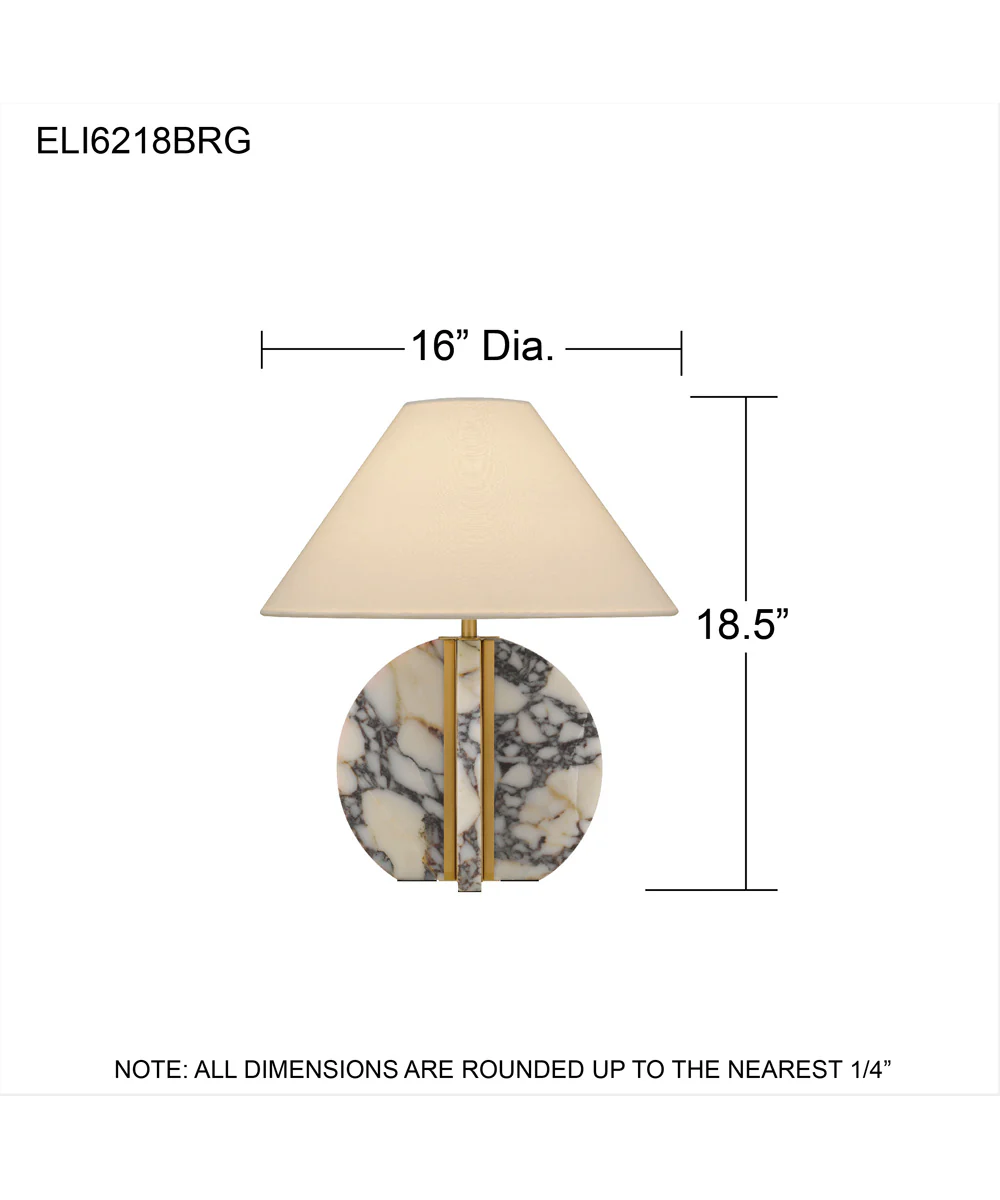 Eliana 1-light Table Lamp Brushed Gold - Image 4