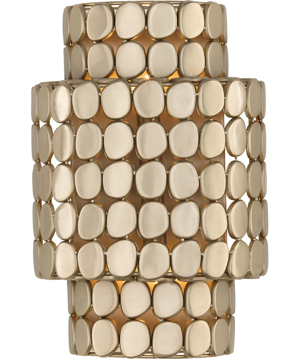 Eliana 2-Light Sconce Champagne Brass - Image 3