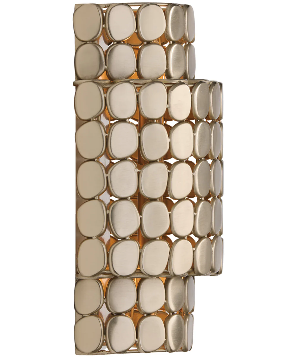 Eliana 2-Light Sconce Champagne Brass - Image 4