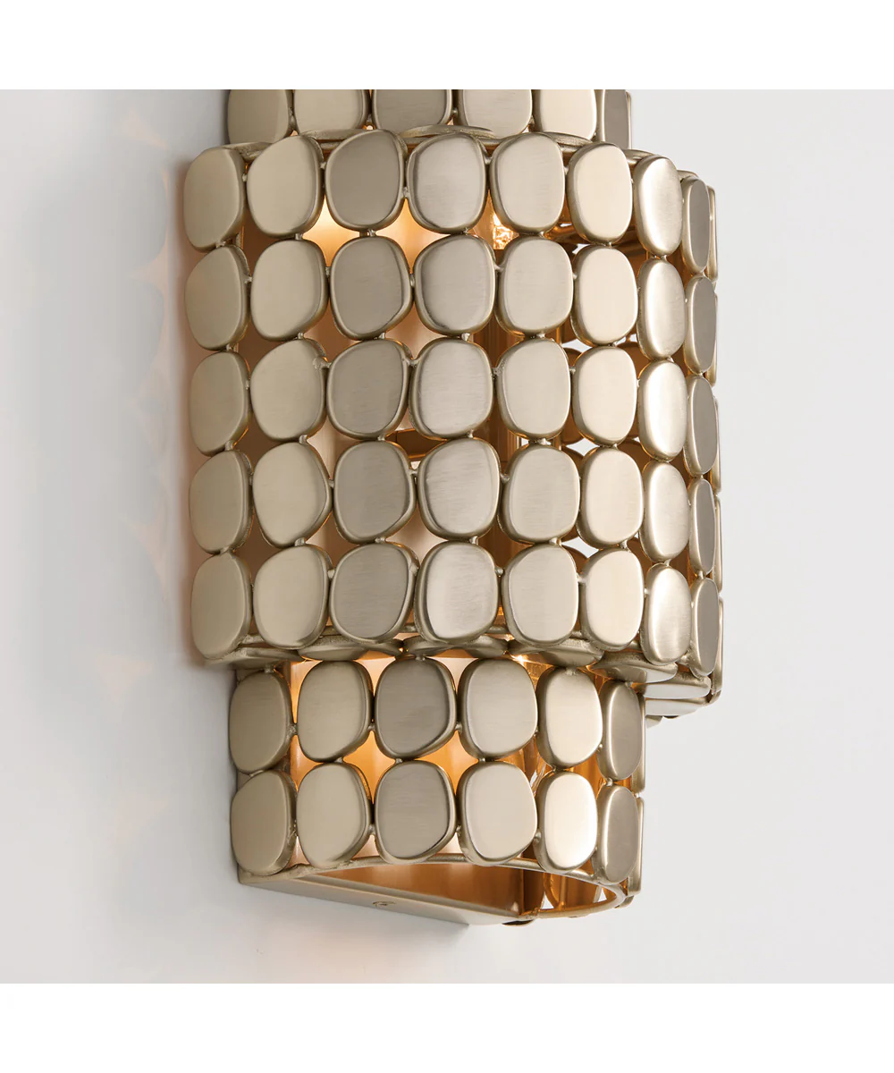 Eliana 2-Light Sconce Champagne Brass - Image 5