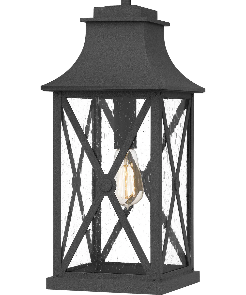 Ellerbee Large 1-light Outdoor Pendant Light  Coastal Armour Aluminum Mottled Black - Image 6