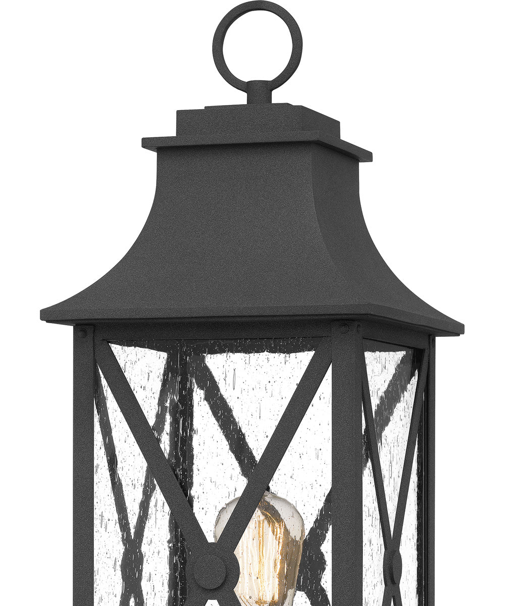 Ellerbee Large 1-light Outdoor Post Light  Coastal Armour Aluminum Mottled Black - Image 6