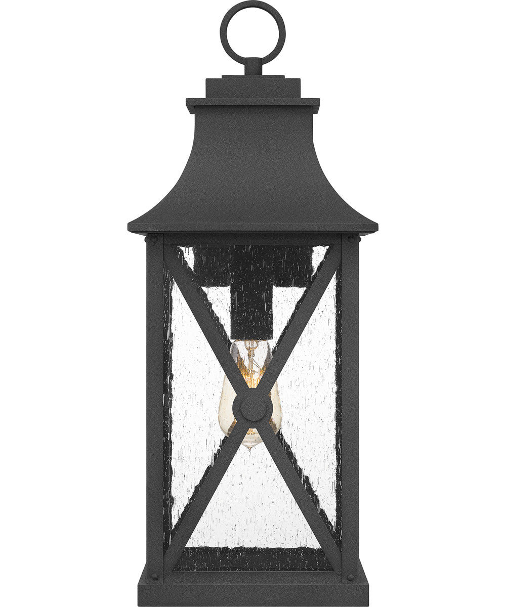 Ellerbee Large 1-light Outdoor Wall Light Coastal Armour Aluminum Mottled Black - Image 4