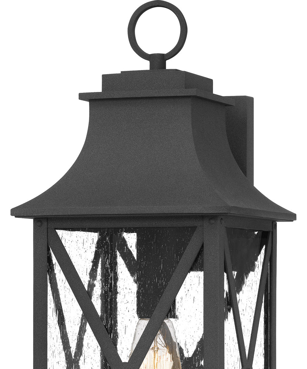 Ellerbee Large 1-light Outdoor Wall Light Coastal Armour Aluminum Mottled Black - Image 6
