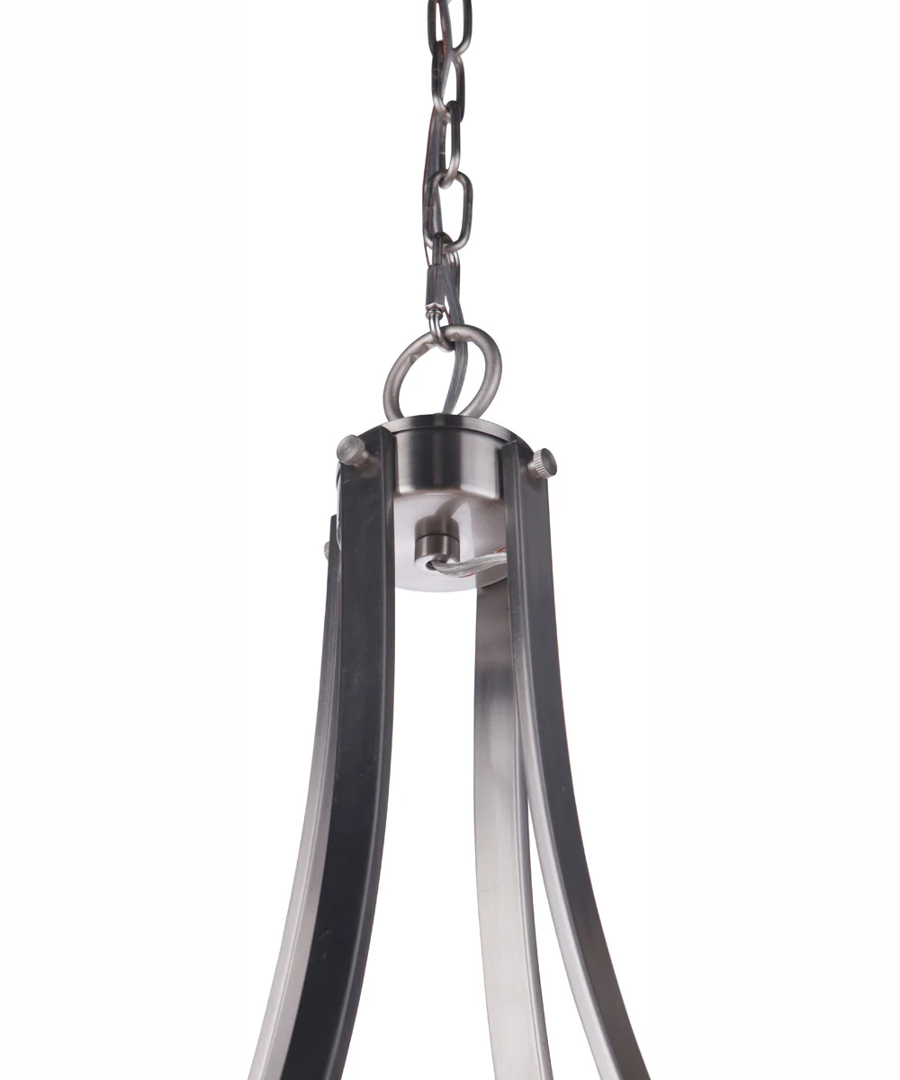 Elliot 5-Light Chandelier Brushed Polished Nickel - Image 10