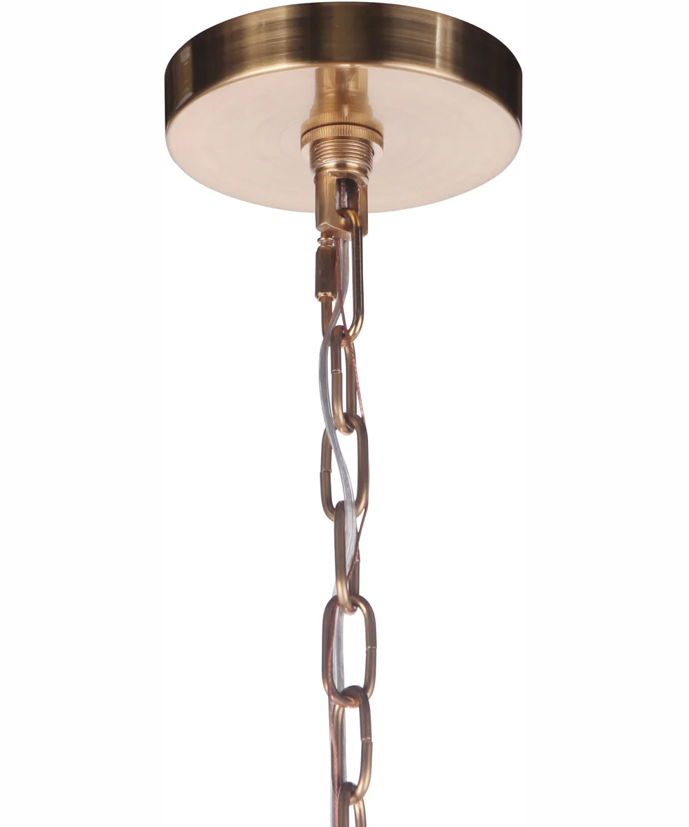 Elliot 5-Light Chandelier Satin Brass - Image 4