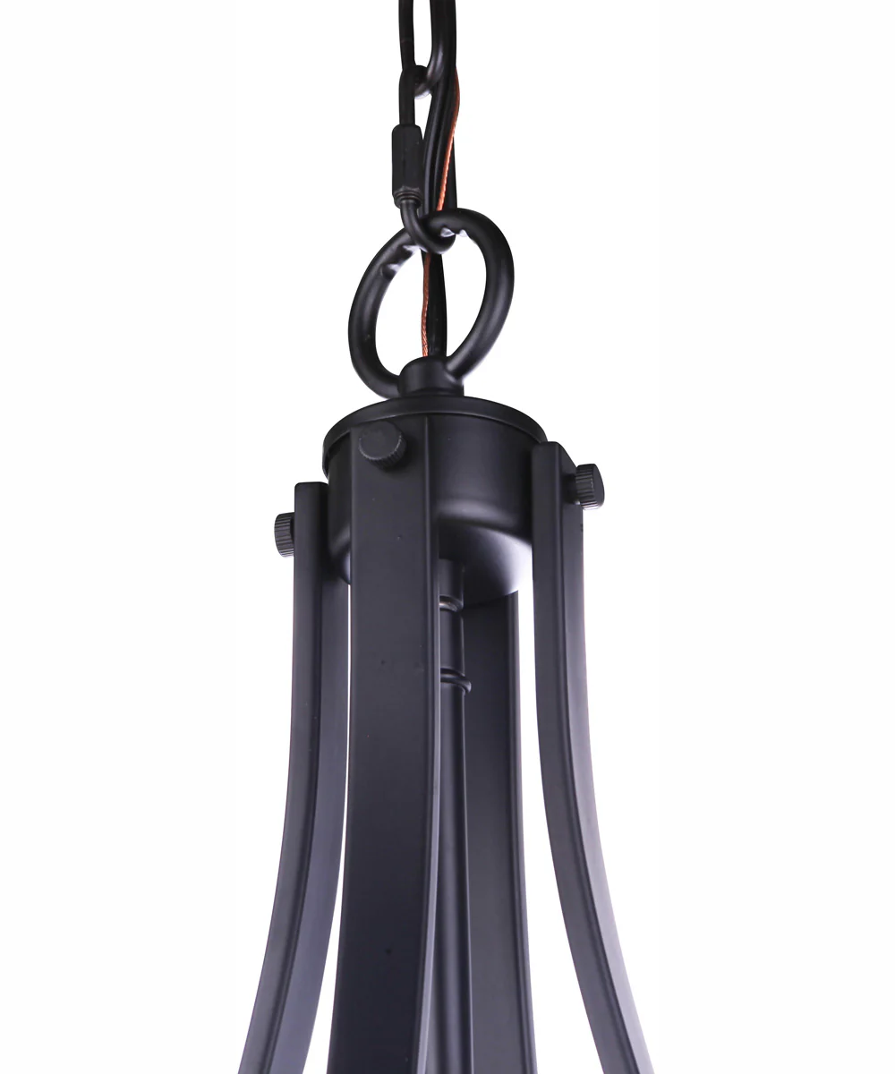 Elliot 5-Light Pendant Flat Black - Image 9