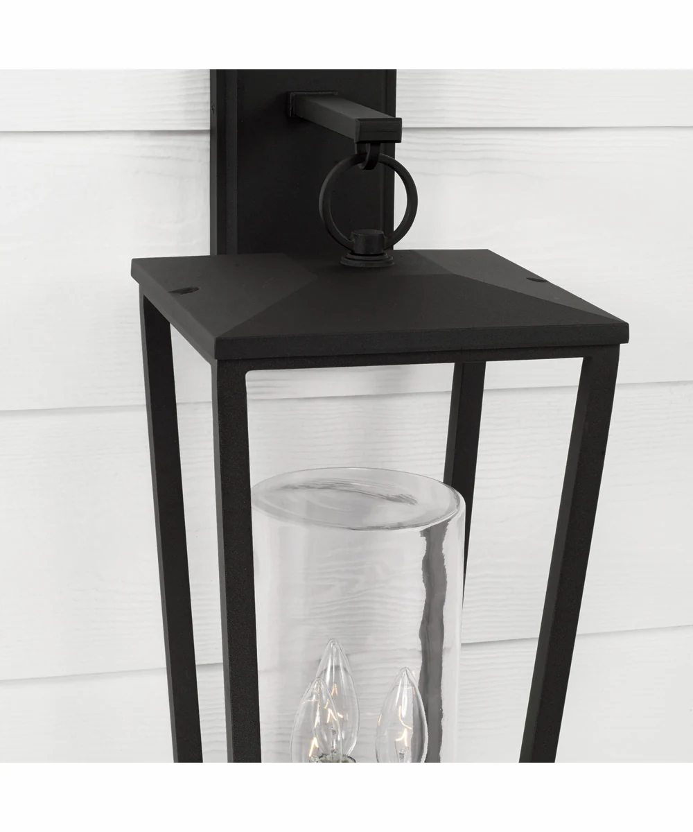 Elliott 3-Light Outdoor Wall-Lantern Rain or Shine - Black - Image 6