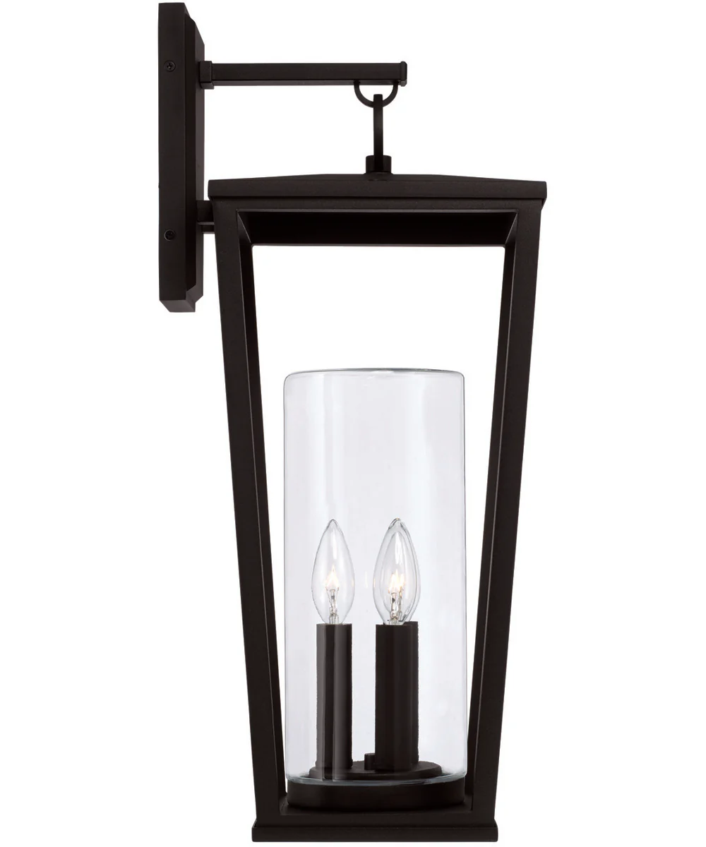 Elliott 3-Light Outdoor Wall-Lantern Rain or Shine - Black - Image 7