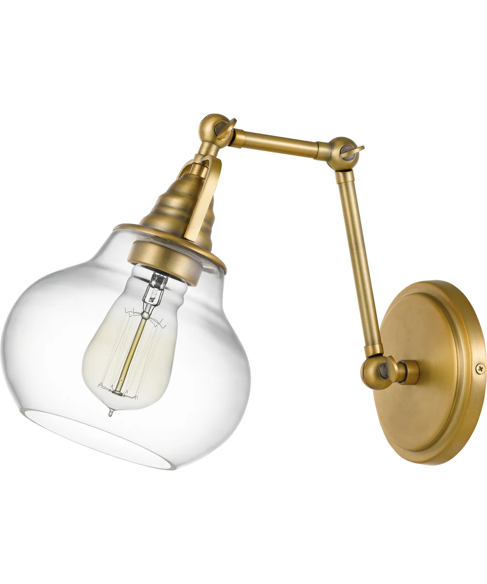 Elmdale Small 1-light Wall Sconce Weathered Brass - Image 3