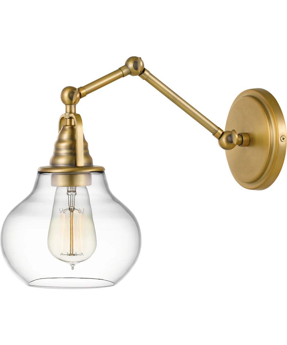 Elmdale Small 1-light Wall Sconce Weathered Brass - Image 5