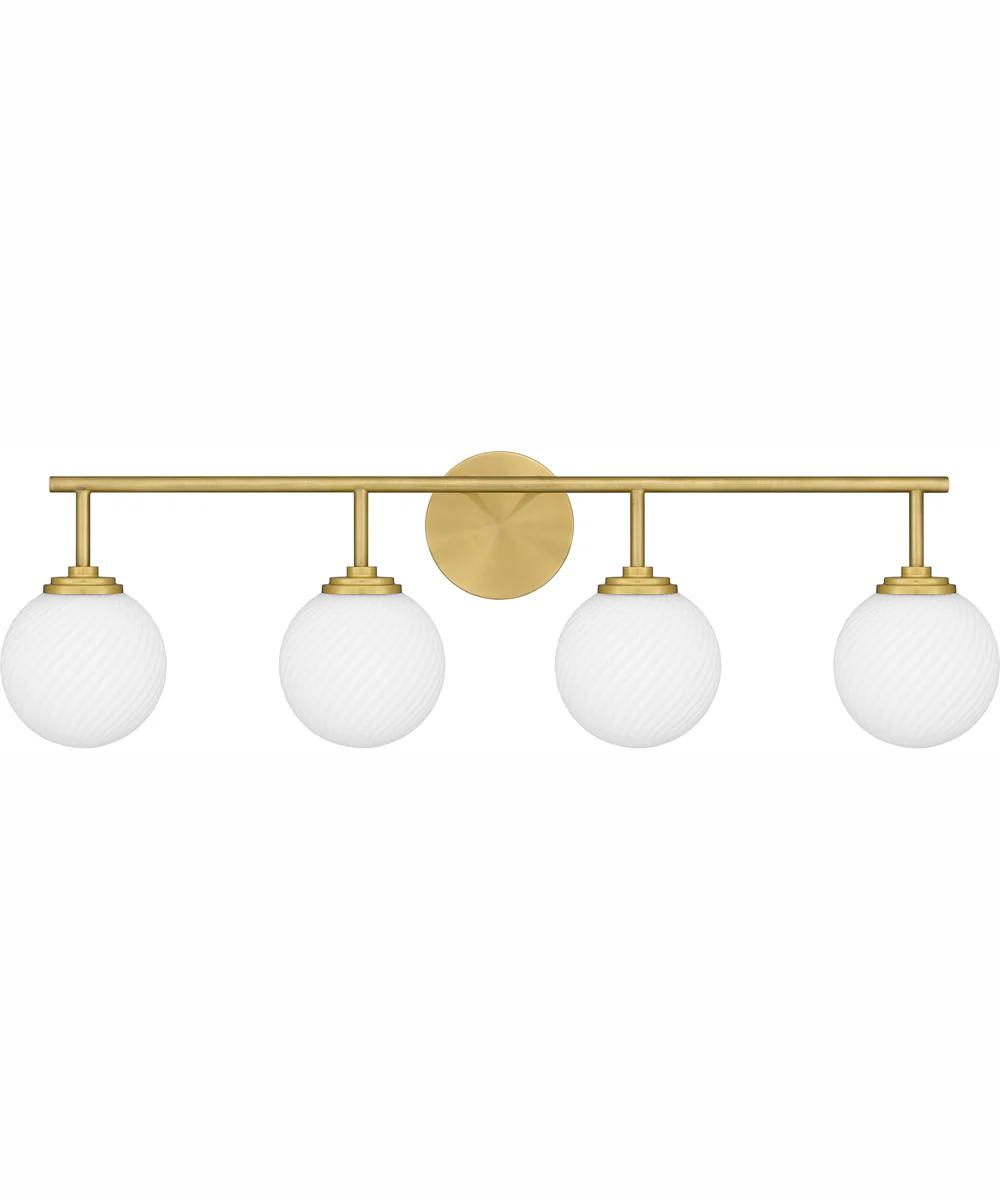 Eloise Extra Large 4-light Bath Light Aged Brass - Image 3