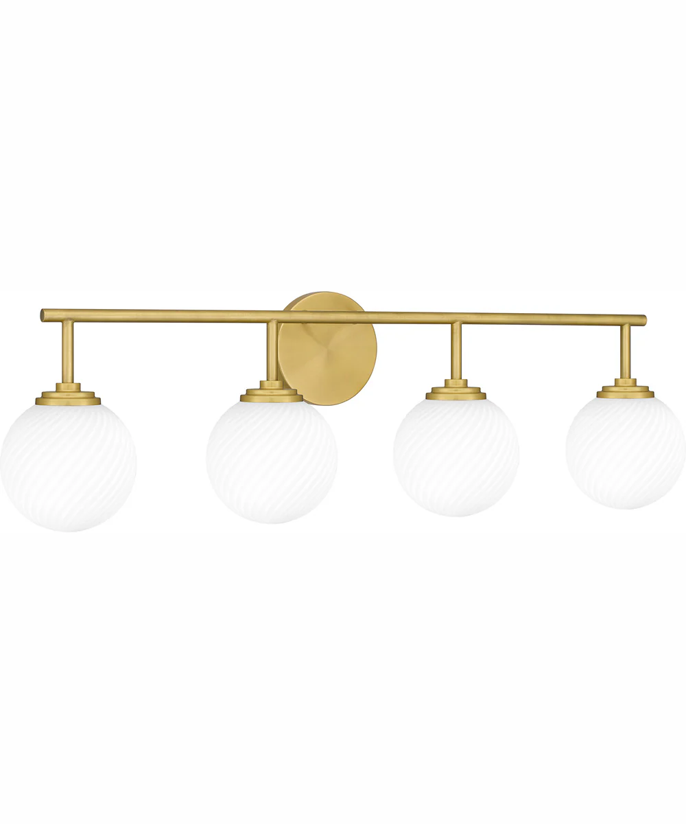Eloise Extra Large 4-light Bath Light Aged Brass - Image 4