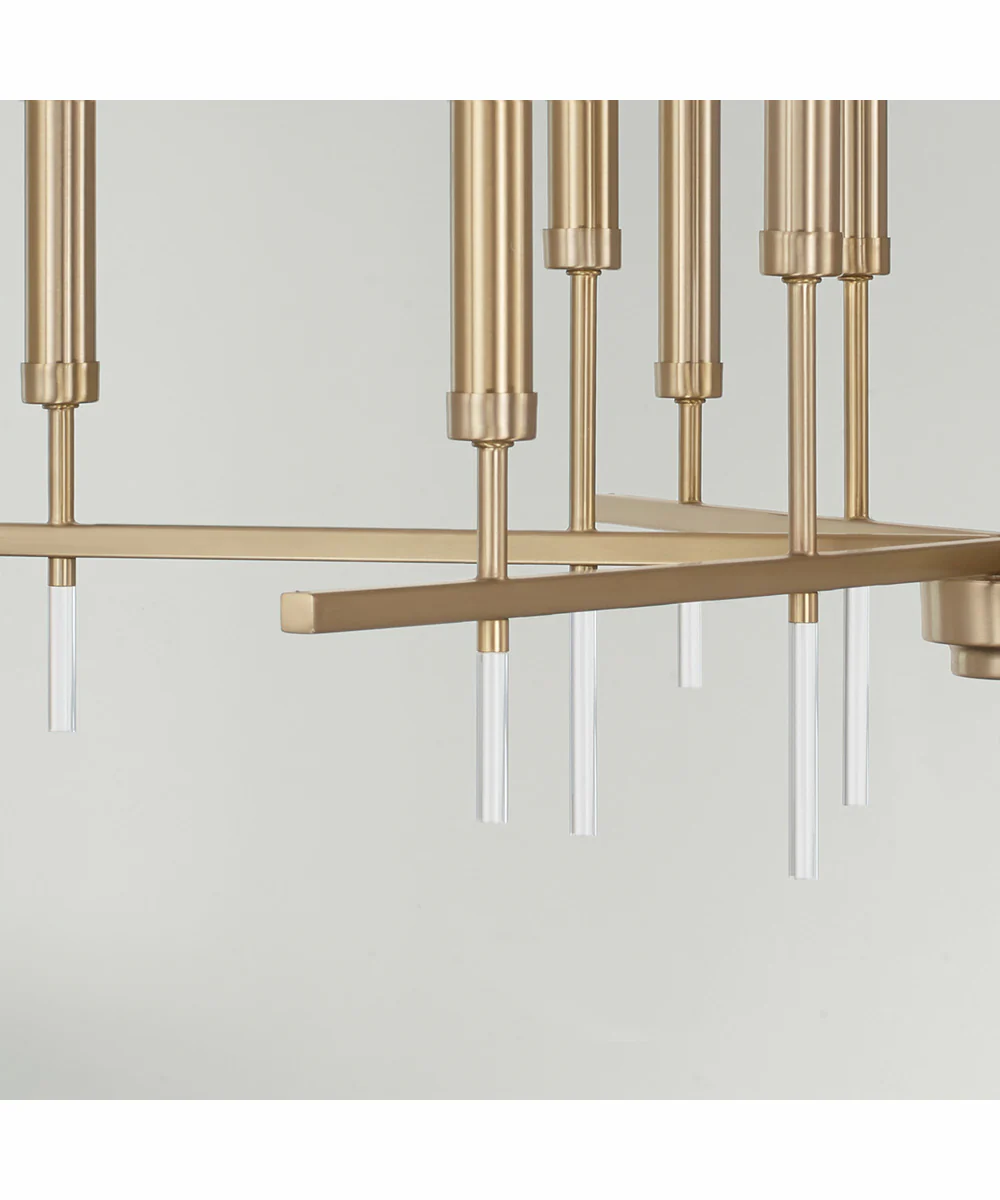 Elora 12-Light Chandelier Matte Brass - Image 5