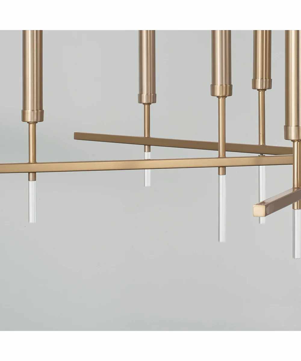 Elora 20-Light Chandelier Matte Brass - Image 3
