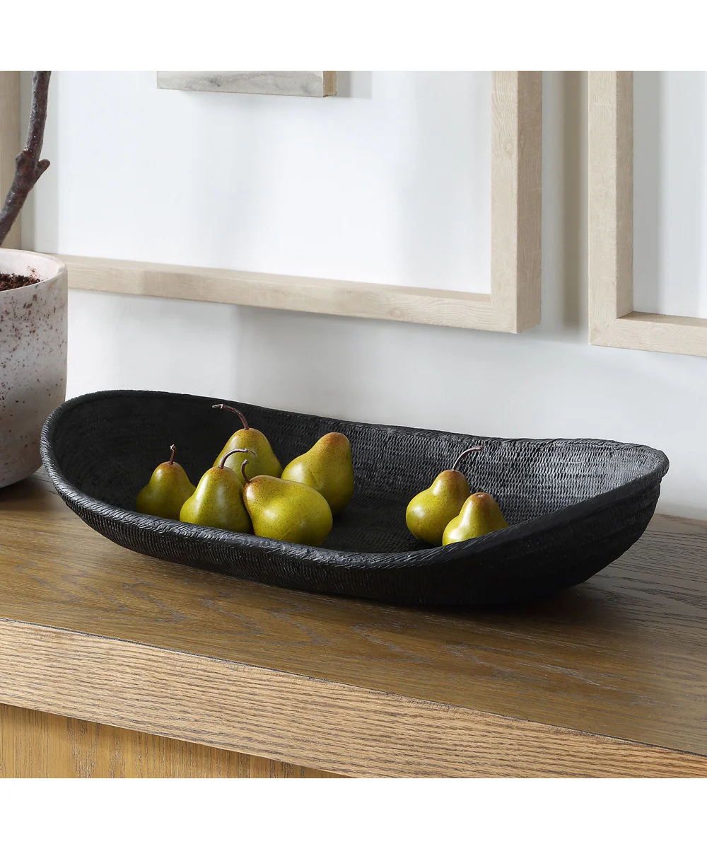 Ember Weave Indoor-Outdoor Oblong Bowl - Image 2