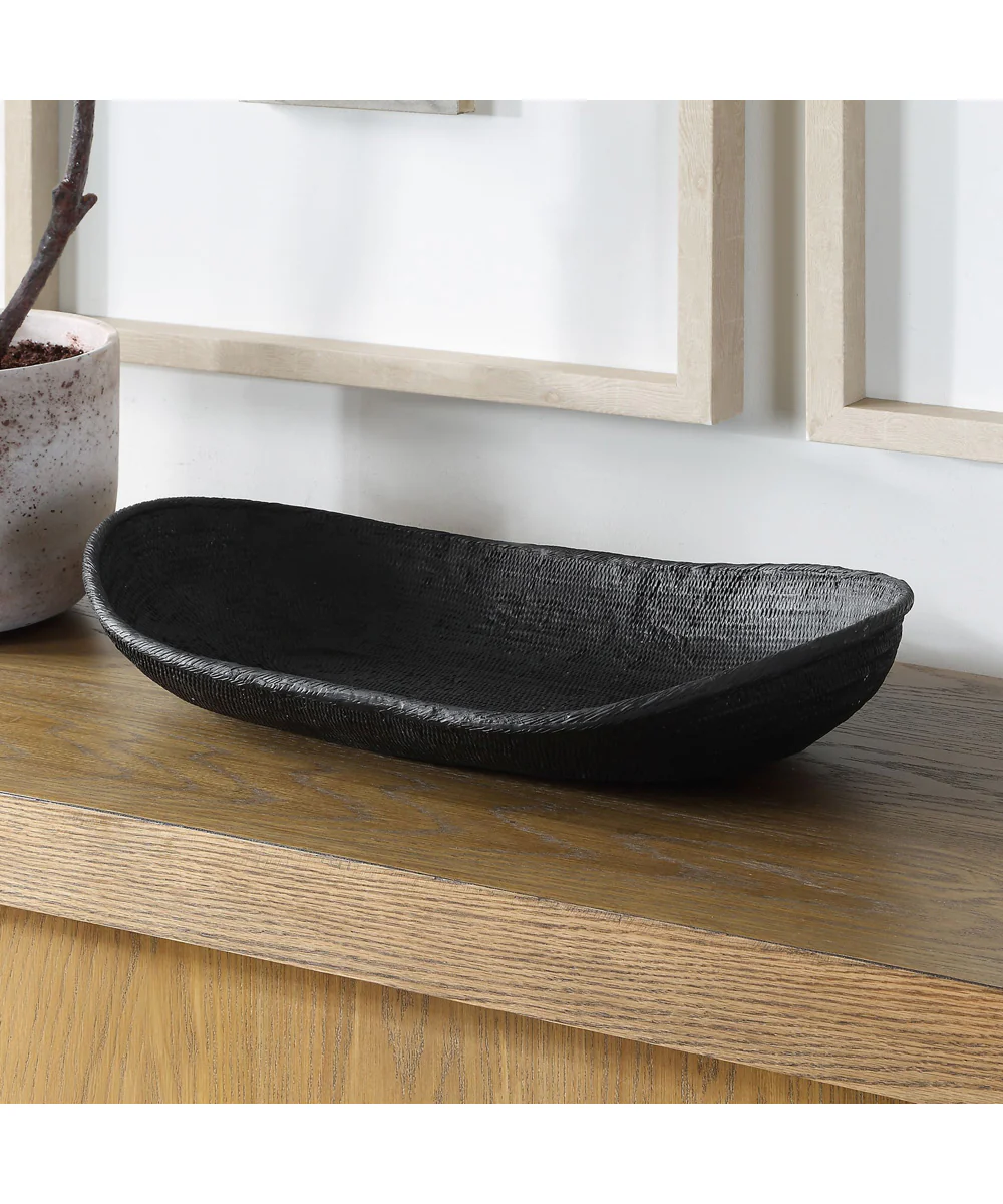 Ember Weave Indoor-Outdoor Oblong Bowl - Image 3