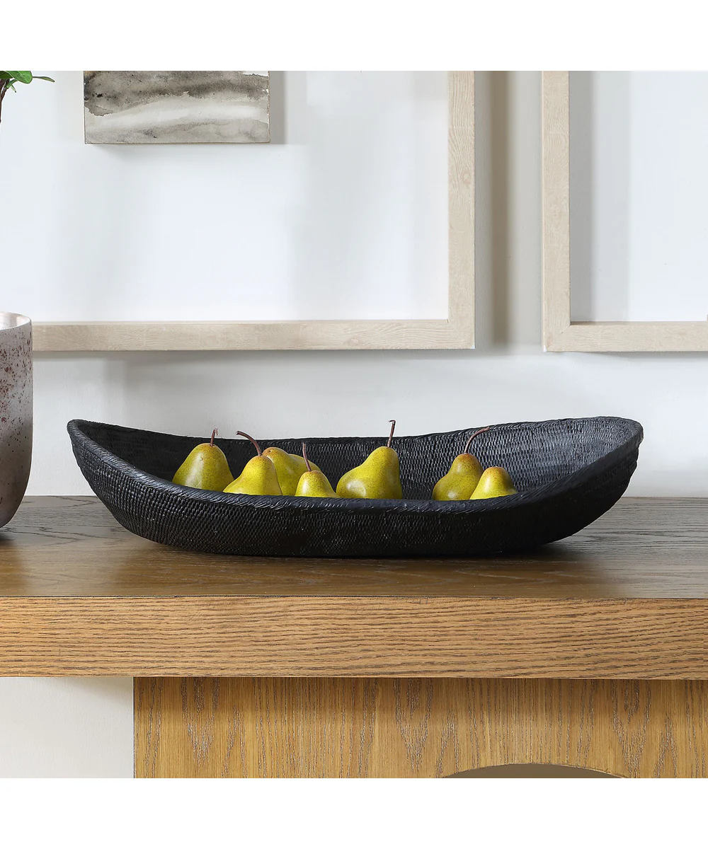 Ember Weave Indoor-Outdoor Oblong Bowl - Image 4