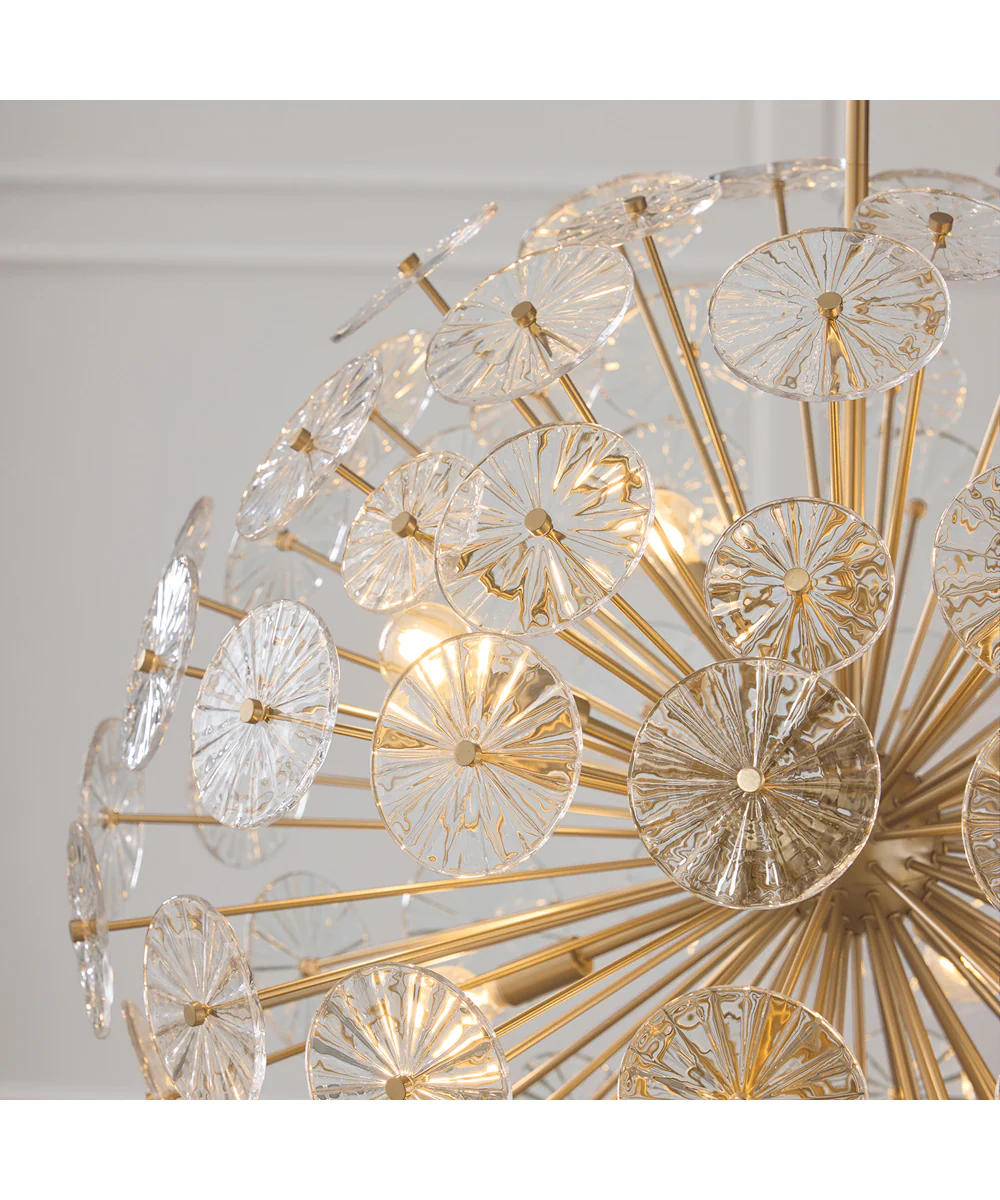 Emelie 8-Light Chandelier Matte Brass - Image 5