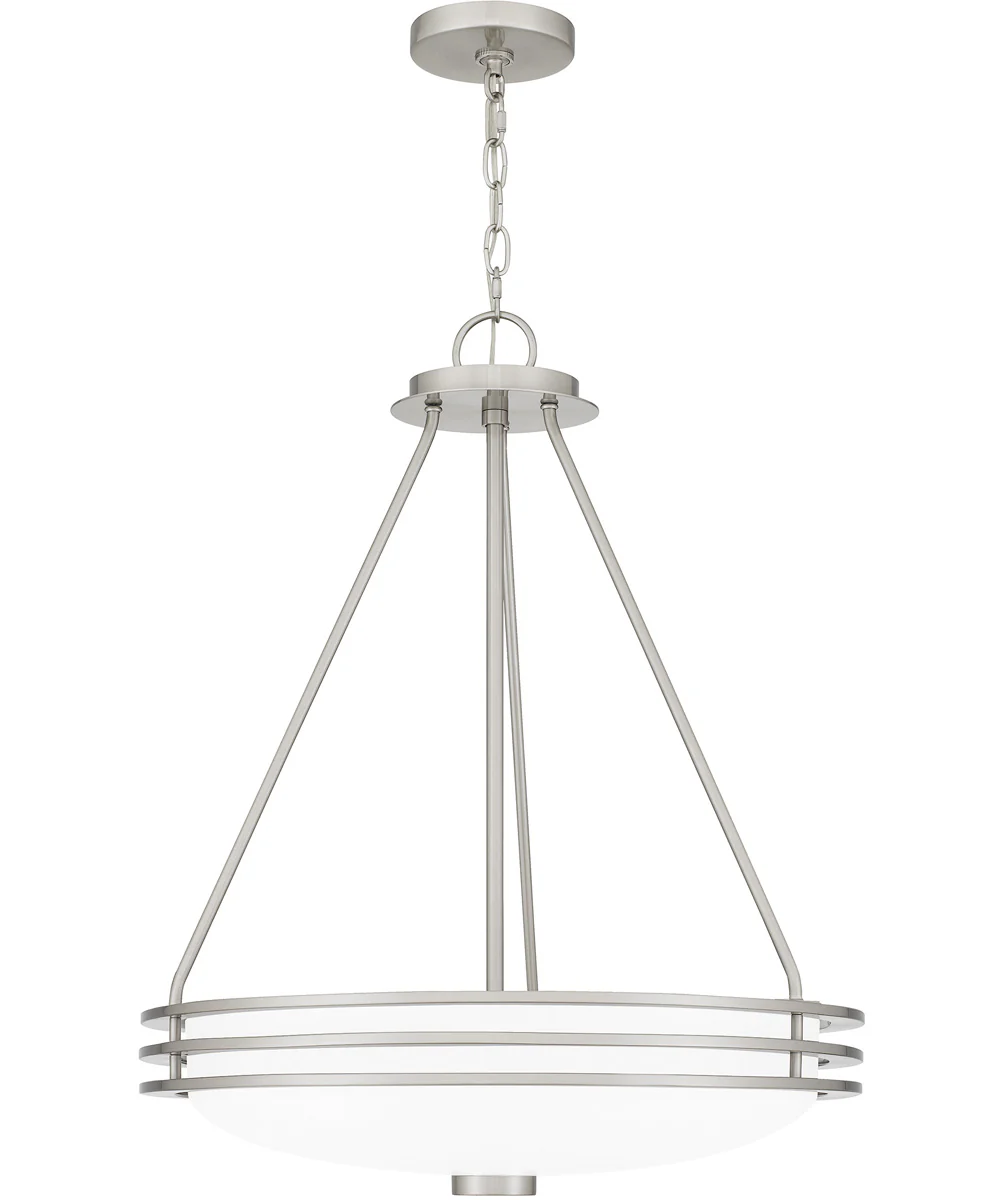 Emile 4-light Pendant Brushed Nickel - Image 2