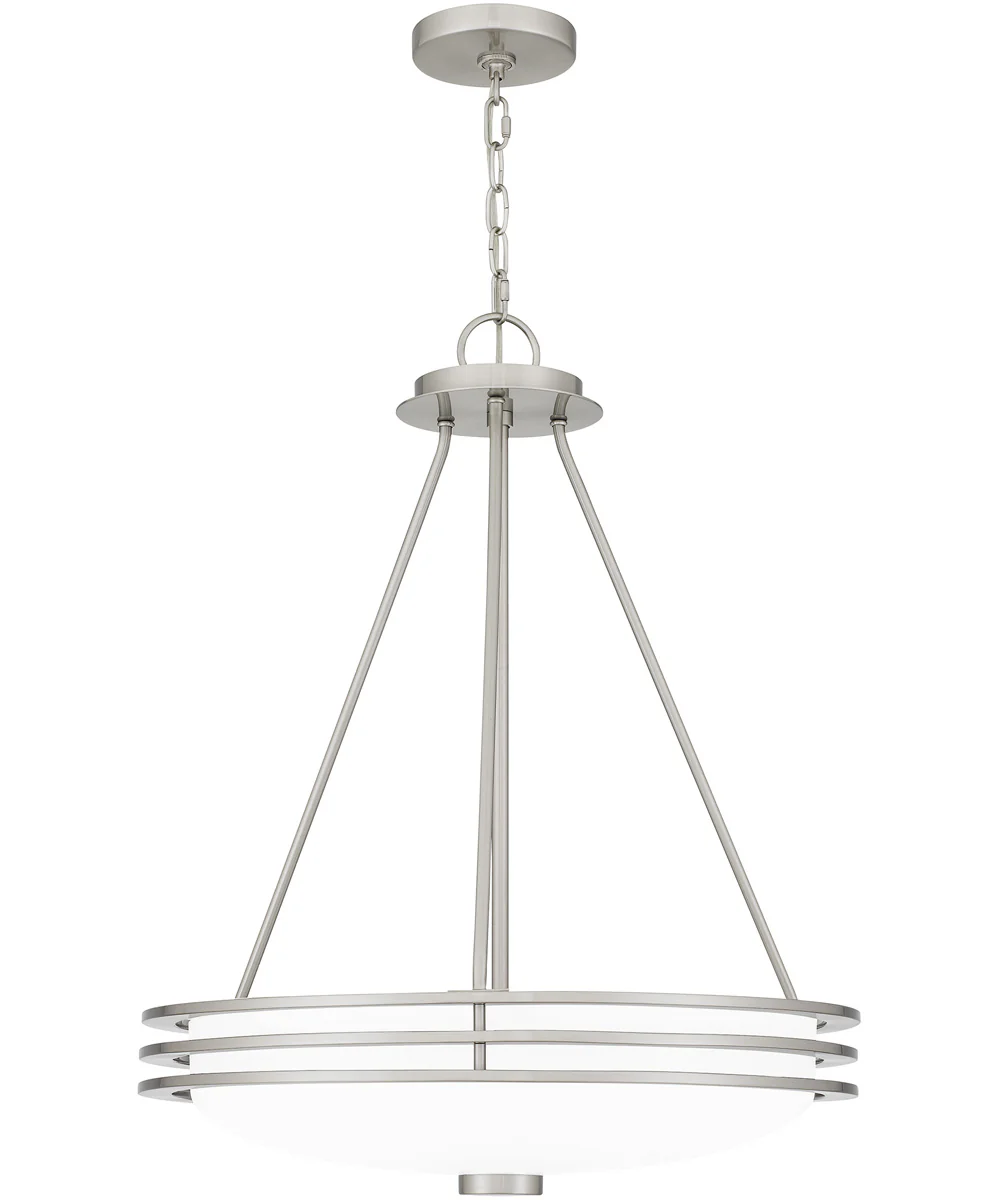 Emile 4-light Pendant Brushed Nickel - Image 4