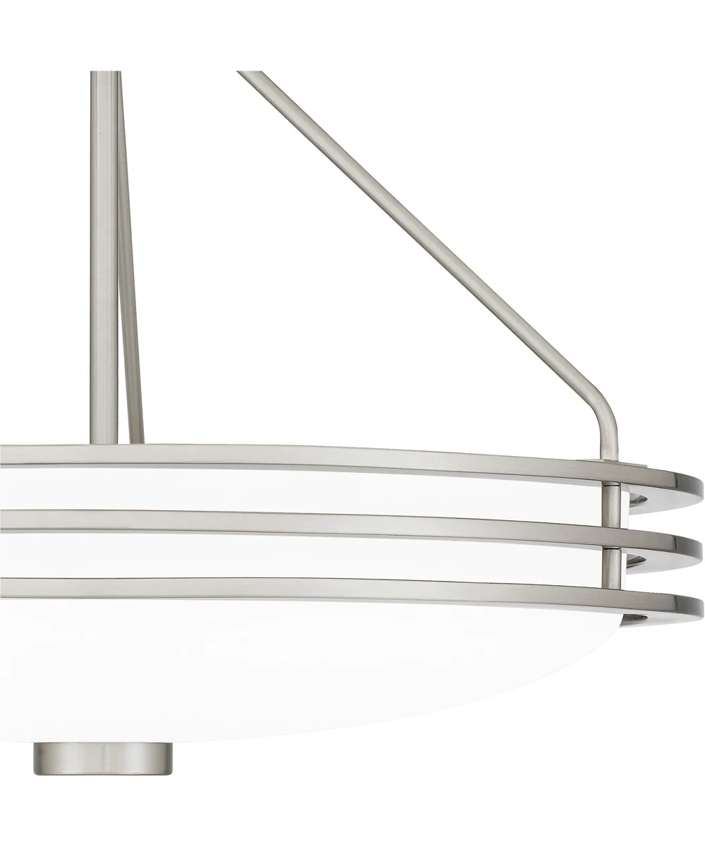 Emile 4-light Semi Flush Mount Brushed Nickel - Image 6