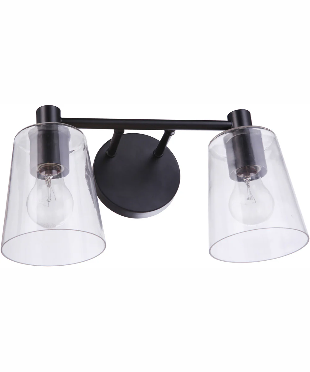 Emilio 2-Light Vanity Flat Black - Image 6
