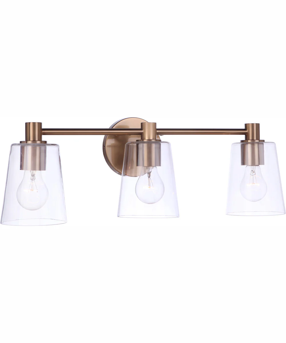 Emilio 3-Light Vanity Satin Brass - Image 4