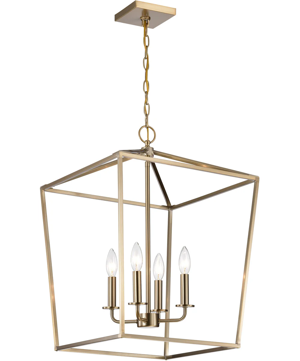 Emma 4-Light Pendant Burnished Brass - Image 2