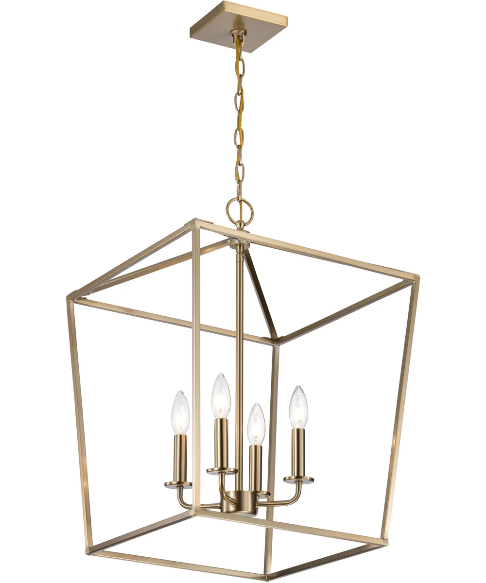 Emma 4-Light Pendant Burnished Brass - Image 4
