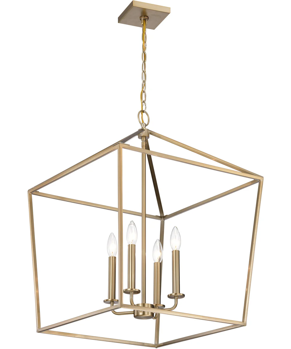 Emma 4-Light Pendant Burnished Brass - Image 5