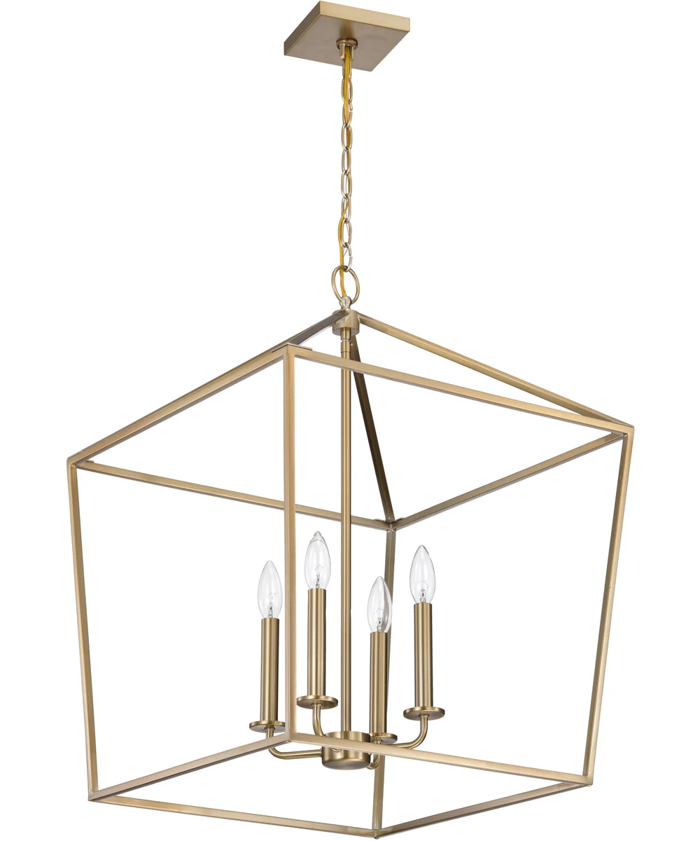 Emma 4-Light Pendant Burnished Brass - Image 6