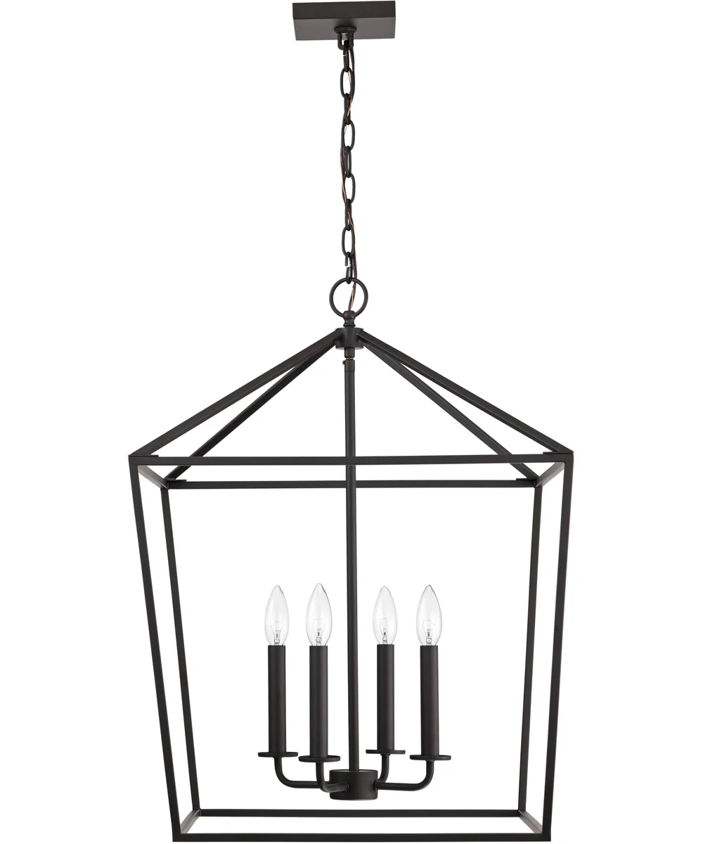 Emma 4-Light Pendant Matte Black - Image 3