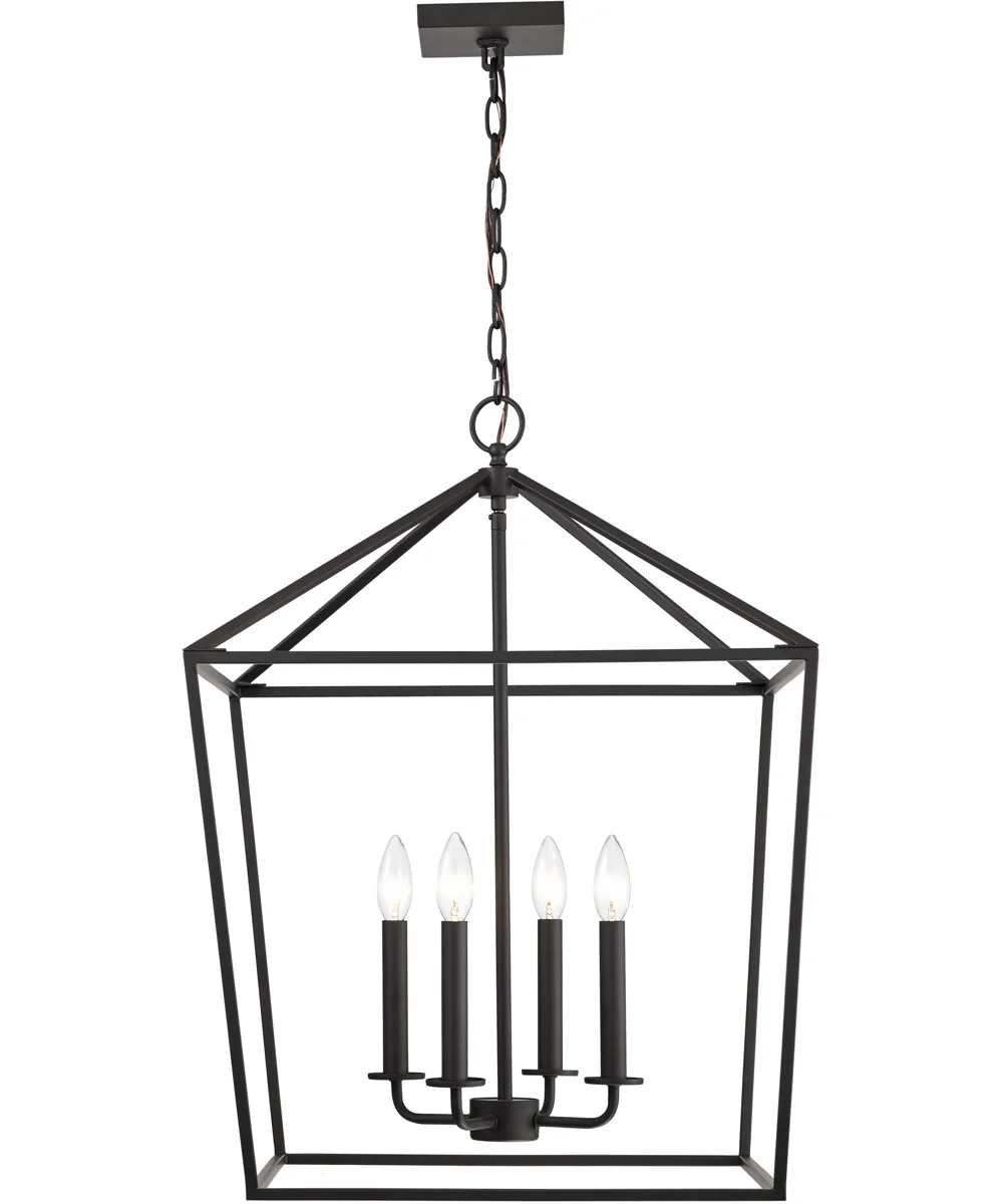 Emma 4-Light Pendant Matte Black - Image 4