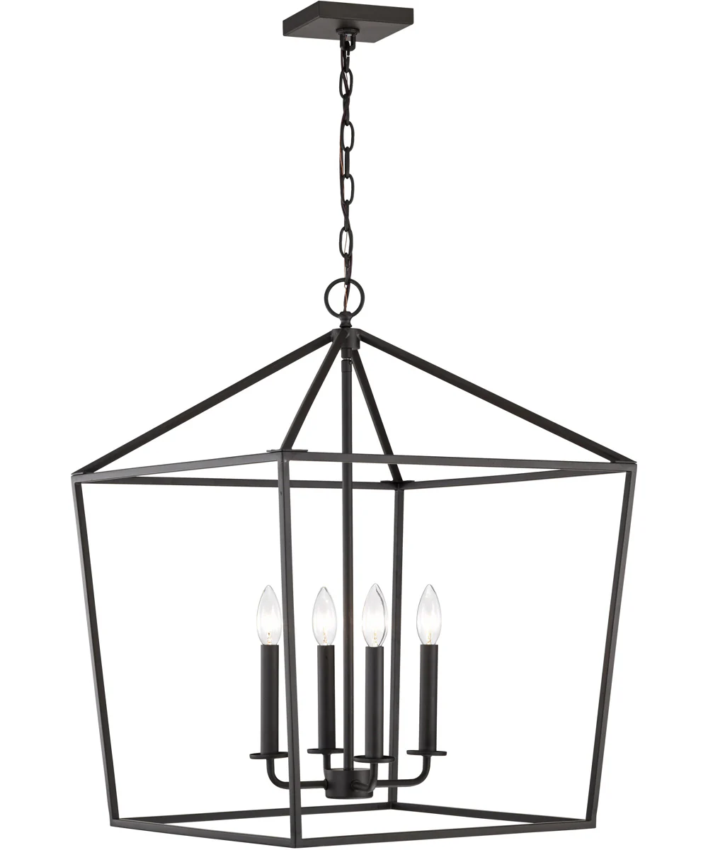 Emma 4-Light Pendant Matte Black - Image 5