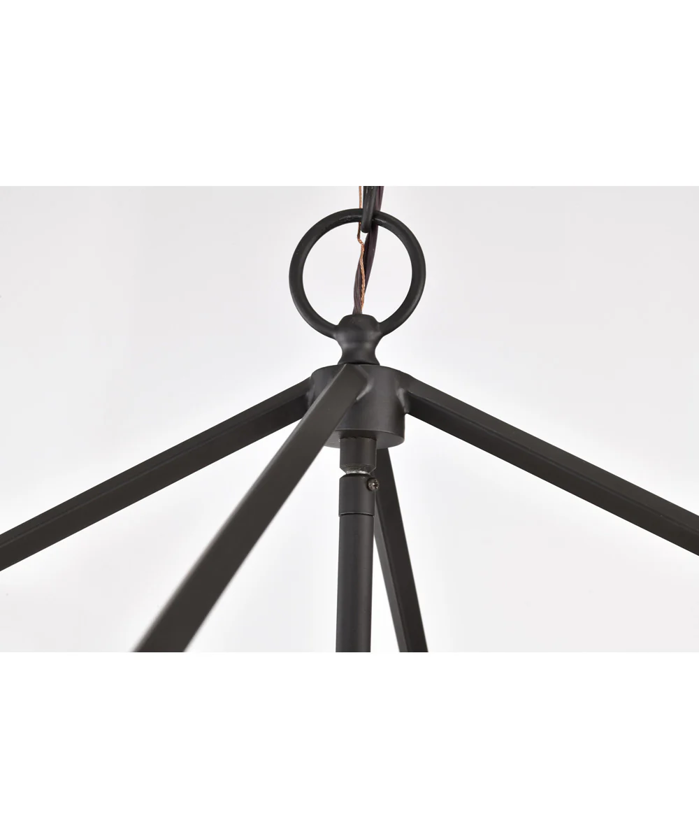 Emma 4-Light Pendant Matte Black - Image 8