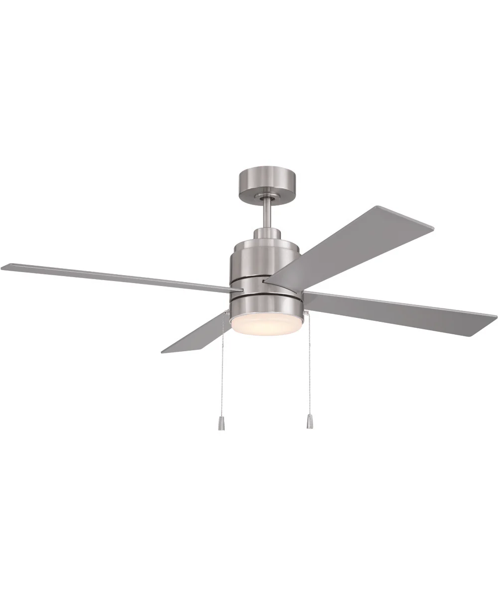 Energy Star McCoy 52" 4 Blade Ceiling Fan 1-Light Fan Brushed Polished Nickel - Image 3