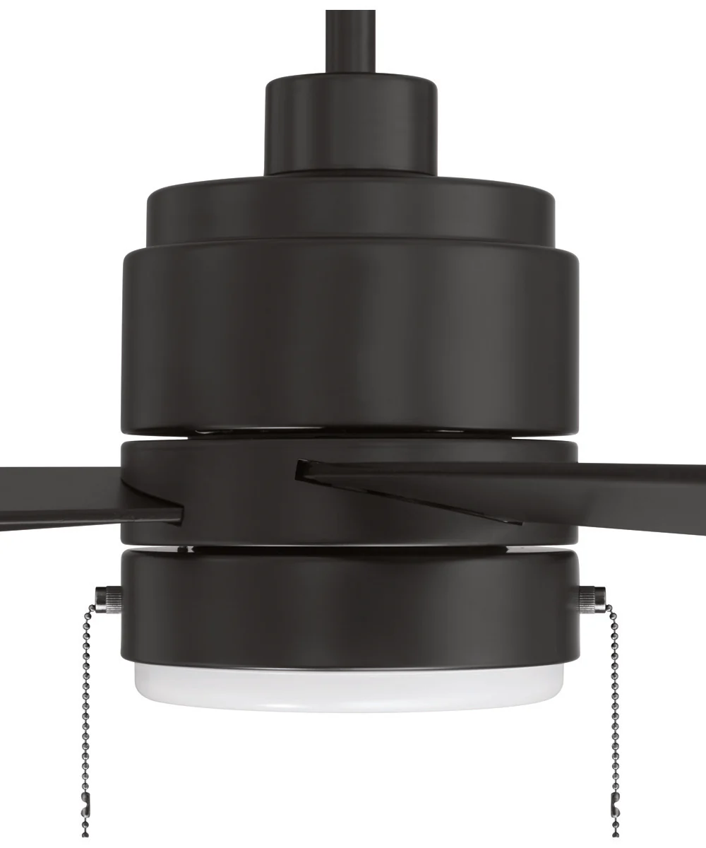 Energy Star McCoy 52" 4 Blade Ceiling Fan 1-Light Fan Flat Black - Image 4