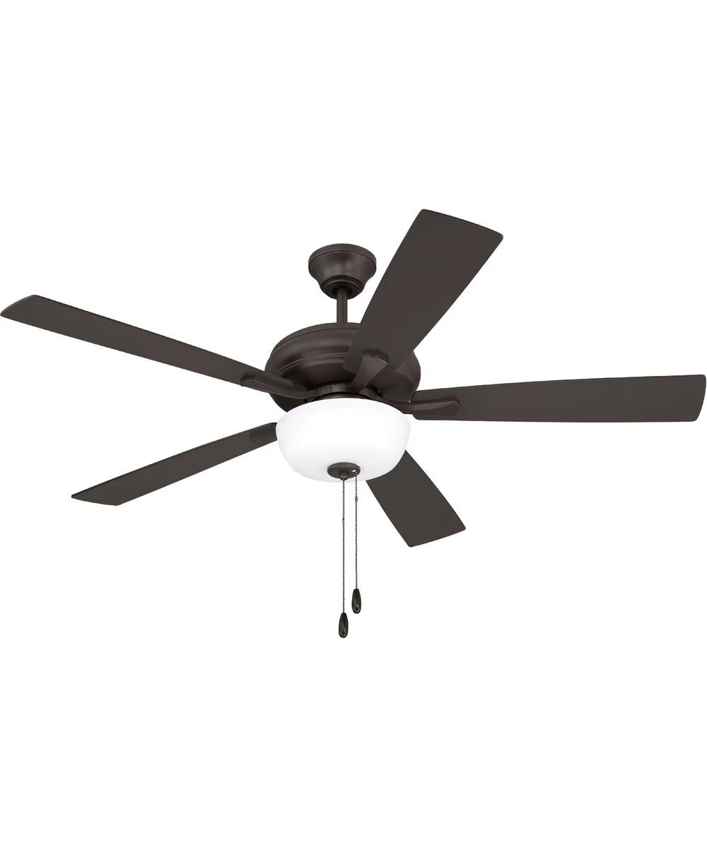 EOS 2 Light Frosted White Bowl 52" Ceiling Fan 2-Light Fan Classic Bronze - Image 10