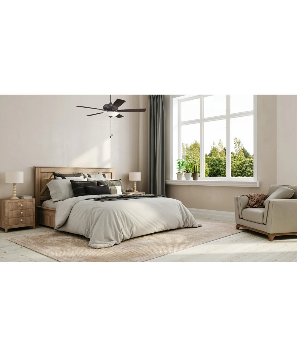 Eos 3 Light Bowl 3-Light Fan Classic Bronze - Image 2