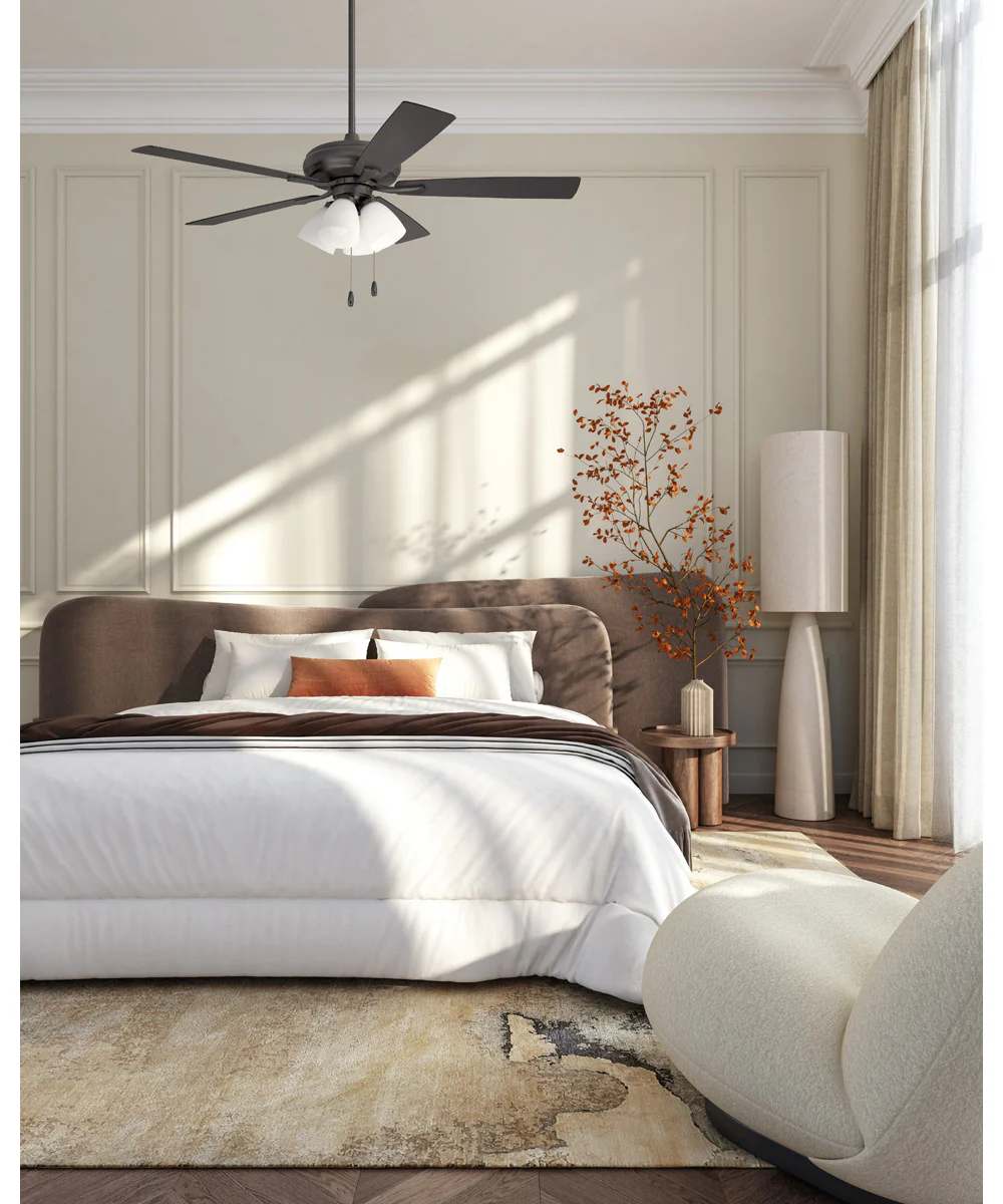 Eos Frost 4 Light 4-Light Fan Classic Bronze - Image 2